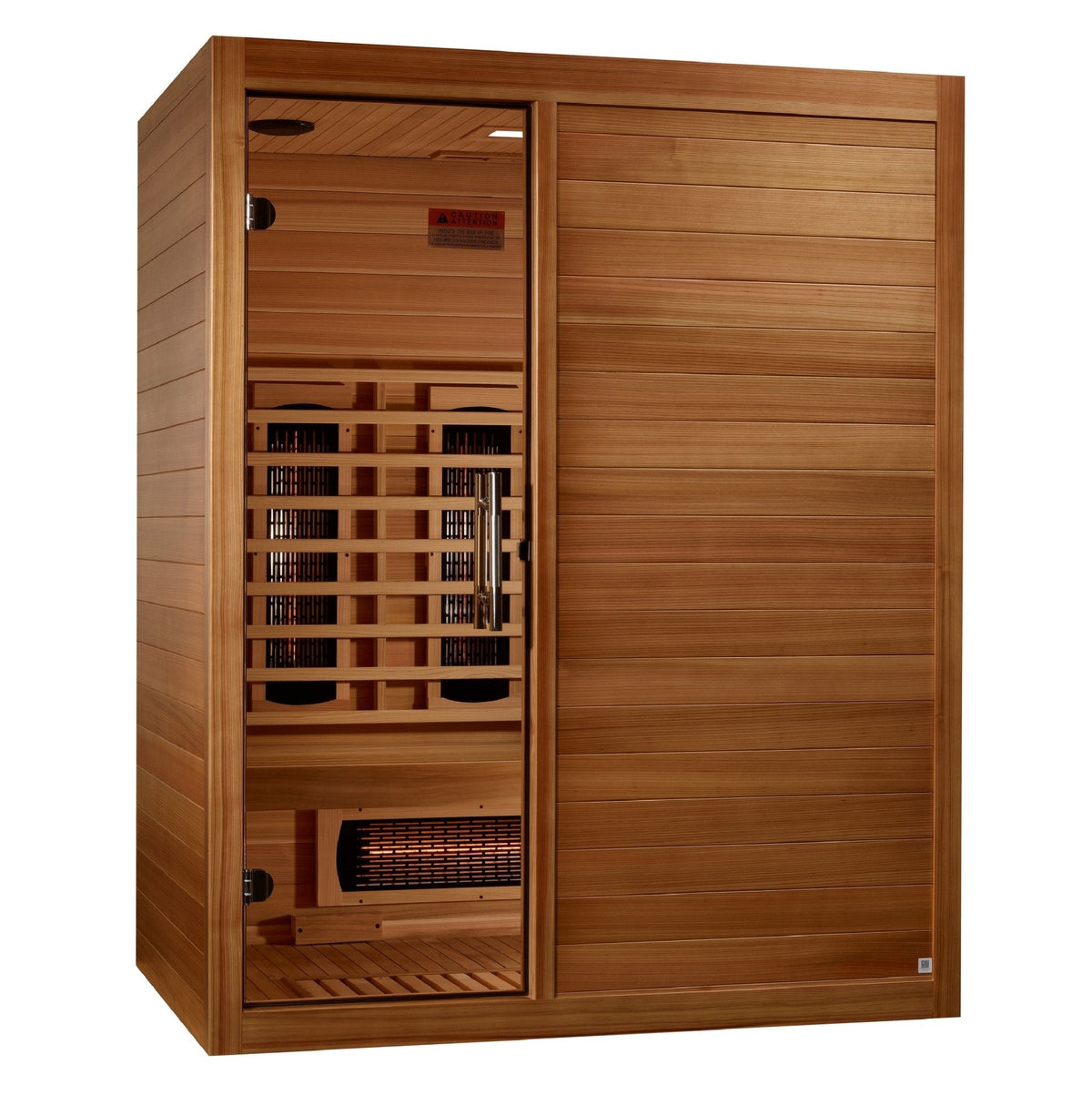 Maxxus S-Line 3 Person Full Spectrum Near Zero EMF Sauna (MX-S306-01-FS-PC)