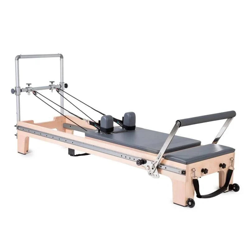 Elina Pilates Master Instructor Reformer Bundle - Premium Maple Wood, Adjustable Foot Bar & Mini Tower