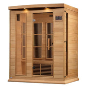 Maxxus 3 Person Low EMF FAR Infrared Sauna - Canadian Hemlock image 3