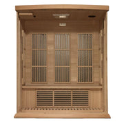 Maxxus 3 Person Low EMF FAR Infrared Sauna - Canadian Hemlock image 4