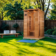 Maxxus 2 Person Near Zero EMF FAR Infrared Sauna - Canadian Hemlock image 2
