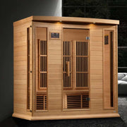 Maxxus 4-Person Low EMF FAR Infrared Sauna - Canadian Hemlock image 4