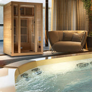 Maxxus "Seattle" 2 person Low EMF FAR Infrared Sauna - Canadian Hemlock image 15