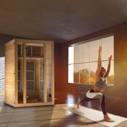 Maxxus "Seattle" 2 person Low EMF FAR Infrared Sauna - Canadian Hemlock image 14