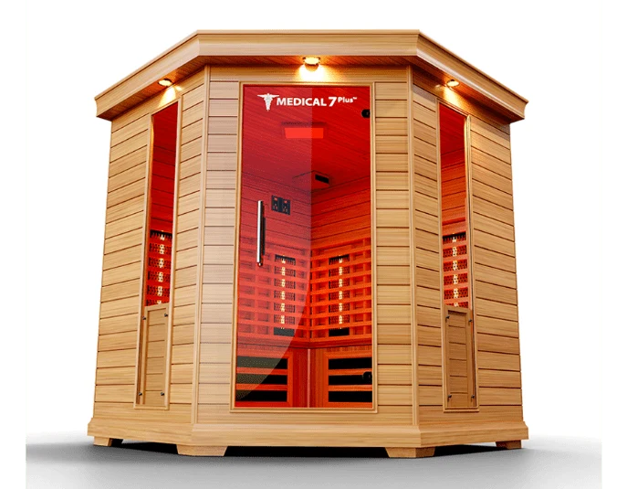 Medical Breakthrough 7 Plus 4-6 Person Infrared Sauna - Full-Spectrum, Chromatic Therapy & Audio System