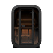 SaunaLife CL3G 2-Person Traditional Outdoor Cube Sauna image 2