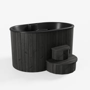 SaunaLife Model S2N 2-Person Hot and Cold Immersion Tub in Natural image 3