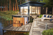 SaunaLife S4N Wood-Fired Hot Tub - 6-Person, Fast 1.5-2 Hour Heating & Self-Cleaning Stove image 4