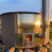 SaunaLife S4N Wood-Fired Hot Tub - 6-Person, Fast 1.5-2 Hour Heating & Self-Cleaning Stove image 3