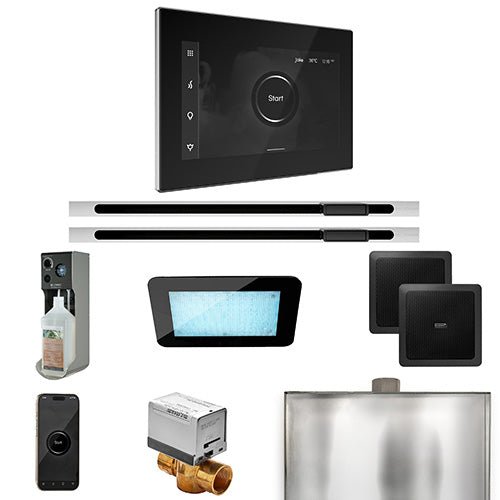 Mr.Steam XDream Max Linear Control Pkg XDream Steam Shower Control Package w/ iSteamX Control and Linear SteamHeads