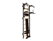 BenchK Series 7 733 Luxury Wall Bars Swedish Ladder - Beech Wood & Steel Design