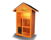 Medical Breakthrough Nature 5: V2 2 Person Hybrid Sauna - Infrared & Traditional, Red Cedar, Bluetooth Speaker image 2
