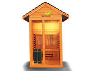 Medical Breakthrough Nature 5: V2 2 Person Hybrid Sauna - Infrared & Traditional, Red Cedar, Bluetooth Speaker