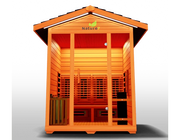 Medical Breakthrough Nature 7™ V2: 3-4 Person Hybrid Outdoor Sauna with Infrared & Steam