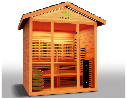 Medical Breakthrough Nature 9: 3-6 Person Hybrid Sauna with Infrared and Steam