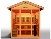 Medical Breakthrough Nature 8 V2: 4-6 Person Hybrid Sauna - Infrared & Steam