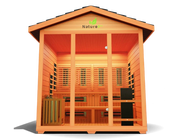 Medical Breakthrough Nature 9: 3-6 Person Hybrid Sauna with Infrared and Steam image 2