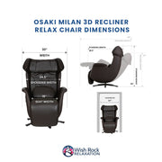 Osaki Milan 3D Recliner Relax Chair image 28