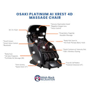 Osaki Platinum Ai Xrest 4D Massage Chair image 4
