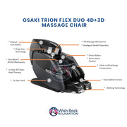 Osaki Trion Flex Duo 4D+3D Massage Chair image 5