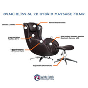Osaki Bliss GL 2D Hybrid Massage Chair image 5