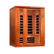 Dynamic Lugano Elite 3-Person Ultra Low EMF FAR Infrared Sauna - Canadian Hemlock