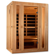 Maxxus "Trinity" Dual Tech 3-Person Corner Low EMF FAR Infrared Sauna - Canadian Hemlock image 6