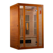 Maxxus "Aspen" Dual Tech 2-Person Low EMF FAR Infrared Sauna - Canadian Hemlock image 4