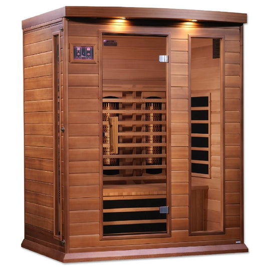 Maxxus 3-Person Full Spectrum Infrared Sauna - Canadian Red Cedar