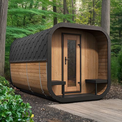 SaunaLife CL12GCP 8 Person Outdoor Cube Sauna