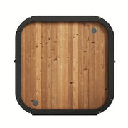 SaunaLife CL5G 4 Person Traditional Outdoor Cube Sauna w/ Glass Wall and Smart Lighting for Ultimate Relaxation image 4