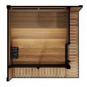 SaunaLife GL6 Outdoor 6 Person Traditional Sauna image 6