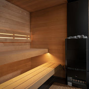 SaunaLife G6 5 Person Outdoor Traditional Sauna with Bluetooth, LED Lighting & Insulated Windows image 4