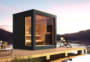 SaunaLife G6 5 Person Outdoor Traditional Sauna with Bluetooth, LED Lighting & Insulated Windows