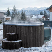 SaunaLife Model S2BC Hot / Cold Immersion Therapy | 2-Person Tub & Combination Water Chiller/Heater, Black image 6