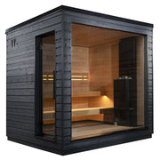 SaunaLife G6 5 Person Outdoor Traditional Sauna with Bluetooth, LED Lighting & Insulated Windows image 2