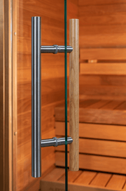 Auroom Cala Wood 2-Person Traditional Sauna Kit w/ Thermo-Aspen Wood image 4