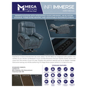Mega Motion MM-8945 iNFI IMMERSE Infinite Position Lift Chair image 13