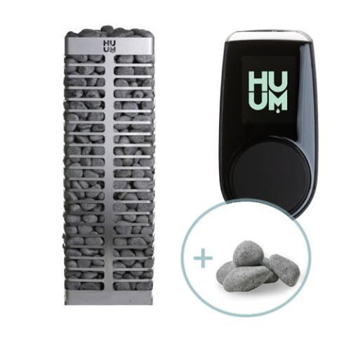 HUUM Steel 10.5kW Sauna Heater Package with Smart Control for Medium to Large Saunas