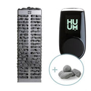 HUUM Steel 9.0kW Sauna Heater Package with Wi-Fi Control - Efficient & Stylish Design