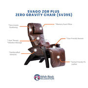 Svago ZGR Plus Zero Gravity Chair (SV395) image 6