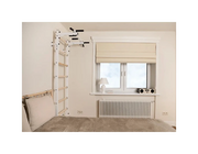 BenchK 221B Wall Bars Swedish Ladder - Beech Wood & Steel Gymnastic Ladder with 6-Grip Pull-Up Bar, 150 kg Capacity image 4
