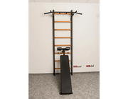 BenchK 223B Wall Bars Swedish Ladder: Multifunctional Solid Beech Wood Gym Station with Pull-Up & Dip Bars image 36