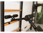 BenchK Series 7 733 Luxury Wall Bars Swedish Ladder - Beech Wood & Steel Design image 11
