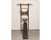 BenchK 223B Wall Bars Swedish Ladder: Multifunctional Solid Beech Wood Gym Station with Pull-Up & Dip Bars image 34