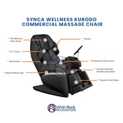 Synca Wellness Kurodo Executive 4D Deep Tissue Massage Chair image 4