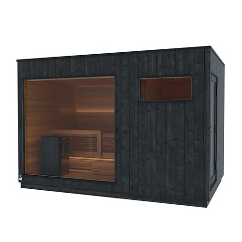 ThermaSol Nordic Misty Changing Room 2-Entrance | Outdoor Changing Room for Nordic Misty Sauna Cabin, 2 Entrances