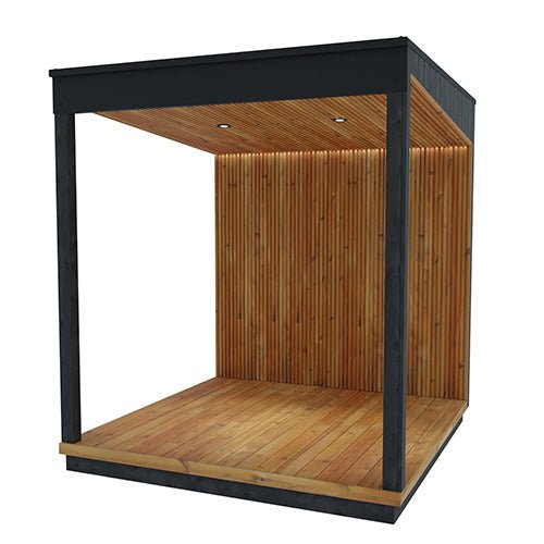 ThermaSol Nordic Misty Terrace | Outdoor Terrace for Nordic Misty Sauna Cabin