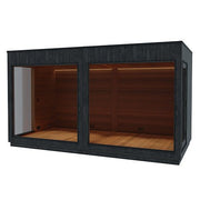 ThermaSol Nordic Misty Lounge XL 2-Entrance | Outdoor XL Sauna Lounge for Nordic Misty Sauna Cabin, 2 Entrances image 2