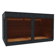 ThermaSol Nordic Misty Lounge XL 1-Entrance | Outdoor XL Sauna Lounge for Nordic Misty Sauna Cabin, 1 Entrance image 2